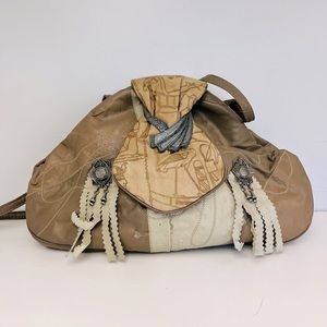 Vintage BAGS BY HALA Leather Avant Garde Shoulder Bag